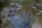 Claude Monet Irises and Water Lillies oil on canvas